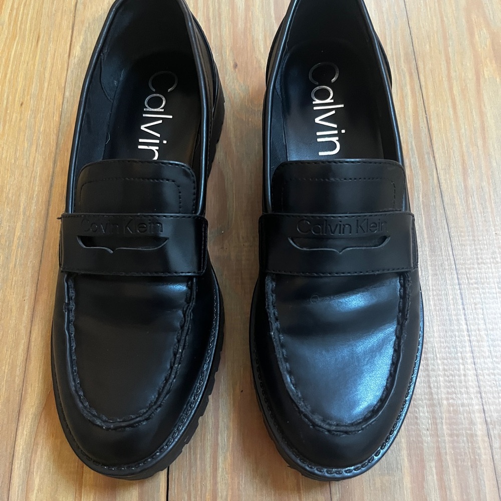 Calvin Klein Women’s Classic Black Slip-On Loafers